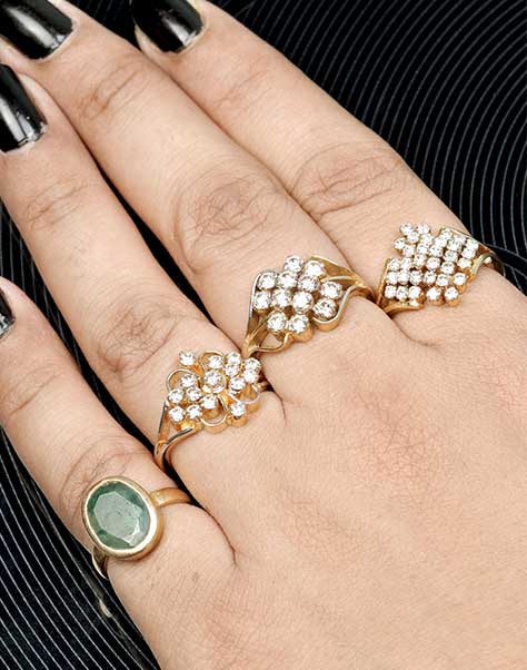 PJ Diamond rings jewellery