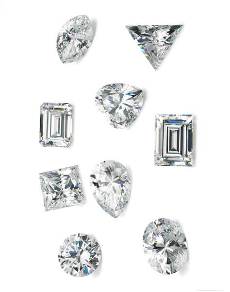 Portofino Jewelry Diamond Shapes